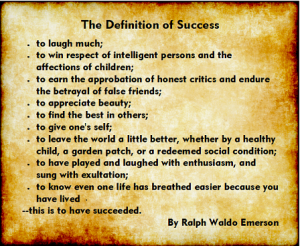 Definition of Success