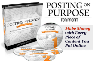 Posting on Purpose for Profit